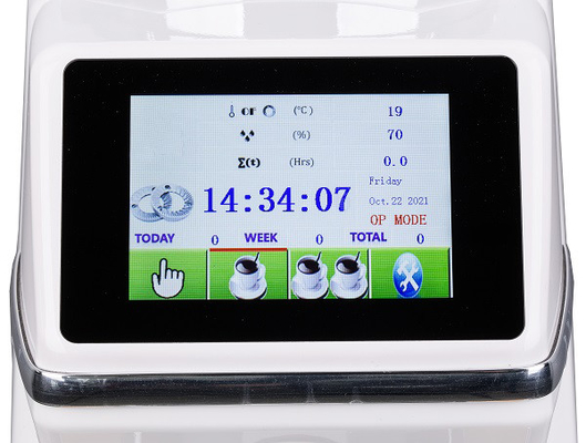 Máy xay cà phê Burr thương mại chuyên nghiệp của Ý Màn hình LCD cảm ứng đầy đủ