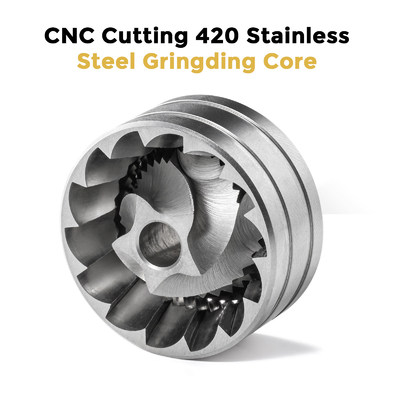 Mini Cắm Trại Cầm Tay Bằng Tay Máy Xay Hạt Cà Phê Thân Thiện Với Môi Trường Tay Cầm Bằng Gỗ Kim Loại