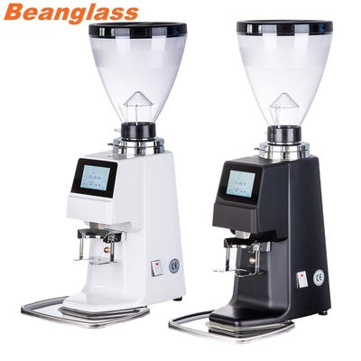 Máy xay cà phê thương mại bánh xe phẳng 83mm Máy xay cà phê gia đình Espresso