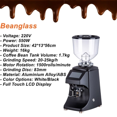 Máy xay hạt cà phê thương mại thông minh Máy xay cà phê Espresso