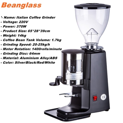 Máy xay hạt cà phê bằng điện 64mm Burrs phẳng 370W 1400MRP