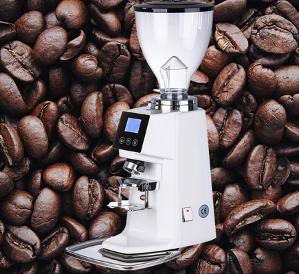 Hợp kim nhôm / Máy mài Espresso ABS Máy xay cà phê phẳng điện