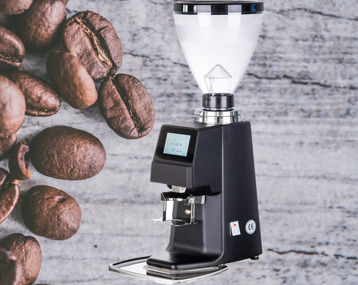 Máy xay cà phê Burr phẳng 64mm Màn hình cảm ứng Máy xay hạt cà phê Espresso