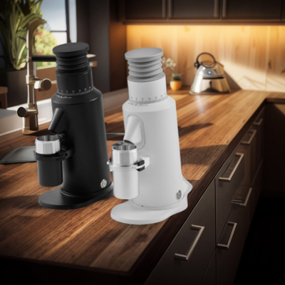 Đơn vị điện áp 64mm Flat Burr Espresso Bean Grinder 120g Capacity
