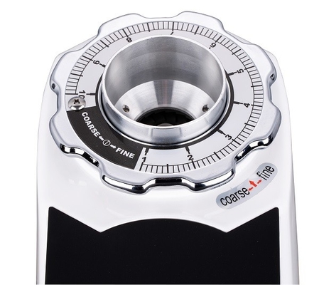 Máy xay cà phê Burr kỹ thuật số điện tử 110V đến 240V bánh xe phẳng 64mm Hộ gia đình