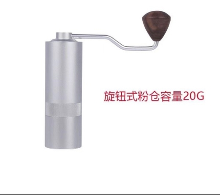Máy xay cà phê Espresso thủ công hình nón 38mm có tay cầm bằng quả óc chó
